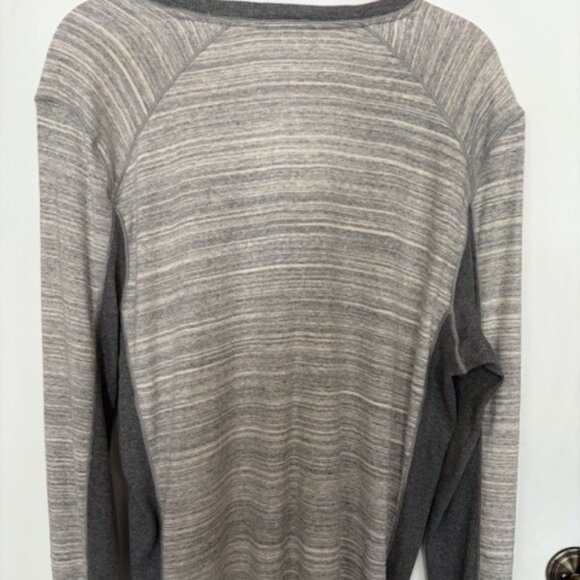 MENS CALVIN KLEIN SLIM FIT 100% COTTON GRAY LONG SLEEVE LOGO PULLOVER. SZ. XL - Picture 4 of 4